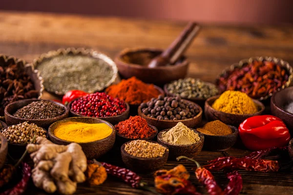 Traditional Indian spices used in home cooking